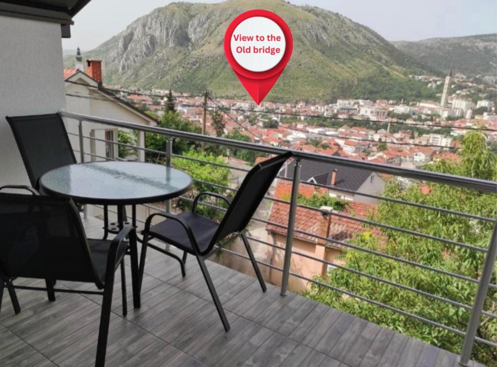View Of The City - Studio Apartment Mostar Exterior foto